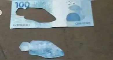 Imagem ilustrativa da notícia: Criança recorta peixinho de nota de R$ 100 para dever de casa