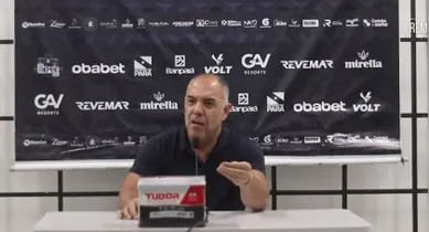 Imagem ilustrativa da notícia: Marcos Bráz detona arbitragem após empate do Remo na Série B