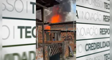 Imagem ilustrativa da notícia: Um pessoa morre e casas são atingidas em incêndio no bairro do Tapanã