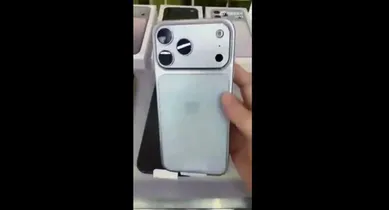 Imagem ilustrativa da notícia: VÍDEO: Vaza suposto design do iPhone 17 Pro Max dias