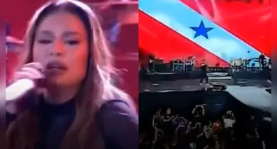 Imagem ilustrativa da notícia: VÍDEO: Simone Mendes é criticada após colocar bandeira do Pará em show em Manaus