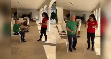 Imagem ilustrativa da notícia: Malhando, Renato Aragão desmente boatos de que estaria em asilo