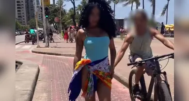 Imagem ilustrativa da notícia: Modelo sofre importunação sexual de ciclista durante ensaio na praia