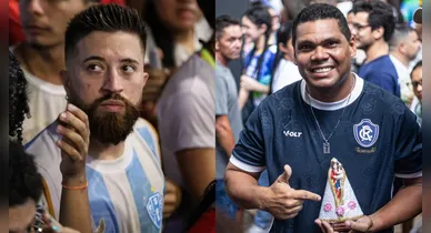 Imagem ilustrativa da notícia: Torcedores de Remo e Paysandu pedem ajuda à Virgem de Nazaré