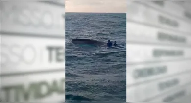 Imagem ilustrativa da notícia: VÍDEO: Naufrágio em Vigia; pescadores resgatados após 24h no mar