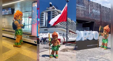 Imagem ilustrativa da notícia: Mascote oficial da COP 30 chega a Belém