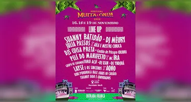 Imagem ilustrativa da notícia: Festival Muita Onda traz mais de 16 atrações artísticas