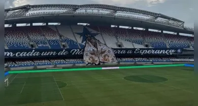 Imagem ilustrativa da notícia: Vaza possível mosaico do Remo para jogo que vale o acesso; veja a foto