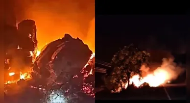 Imagem ilustrativa da notícia: VÍDEO: Grave acidente é registrado na BR-010, em Aurora do Pará