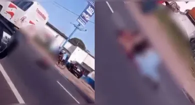 Imagem ilustrativa da notícia: VÍDEO: Motociclista morre após colidir com caminhão na BR-316