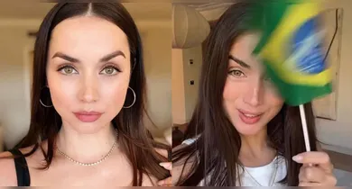 Imagem ilustrativa da notícia: Ana de Armas volta a ser flagrada com ex de Ivete Sangalo