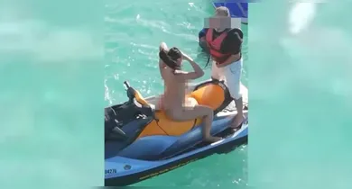 Imagem ilustrativa da notícia: Casal é investigado após filmar sexo explícito em moto aquática