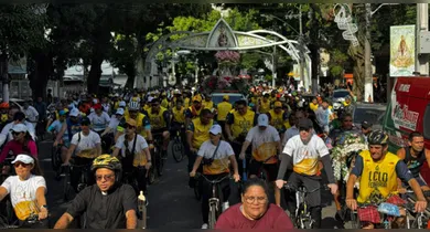 Imagem ilustrativa da notícia: Ciclo Romaria 2025 une fé e pedal nas ruas de Belém