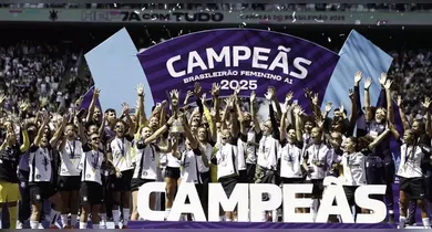 Imagem ilustrativa da notícia: Corinthians bate Cruzeiro e é heptacampeão do Brasileirão Feminino