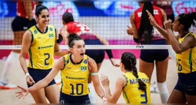 Imagem ilustrativa da notícia: Brasil domina República Dominicana e pega França nas quartas