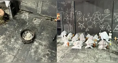 Imagem ilustrativa da notícia: Homem morre queimado em ritual religioso na 'Cova dos Ossos'