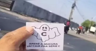 Imagem ilustrativa da notícia: Torcedores do Remo provocam Paysandu com recado: "vai cair"
