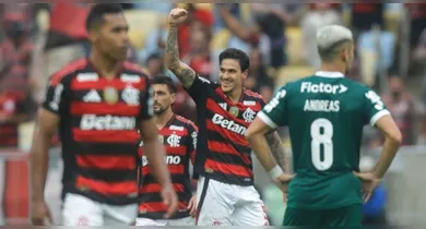 Imagem ilustrativa da notícia: Pedro desequilibra, Flamengo vence o Palmeiras e divide a liderança