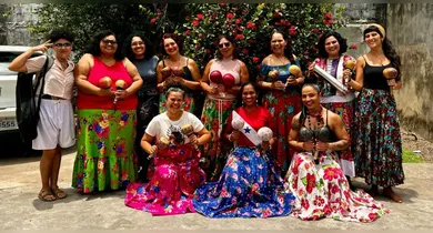 Imagem ilustrativa da notícia: Mulheres e ritmo de maracas marcam show no Apoena