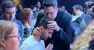 Imagem ilustrativa da notícia: Imagem IA de Lionel Messi evangélico viraliza na Colômbia