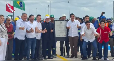 Imagem ilustrativa da notícia: Lula participa de entrega do Porto de Outeiro com Helder, Igor e Jader Filho