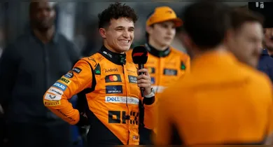 Imagem ilustrativa da notícia: Norris faz a pole para a corrida sprint; Bortoleto larga em 14º