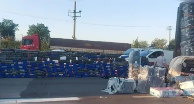 Imagem ilustrativa da notícia: Motorista de caminhão é preso com 4 toneladas de maconha em São Paulo