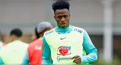 Imagem ilustrativa da notícia: Vinícius Jr elogia Ancelotti e quer Seleção no clima da Copa