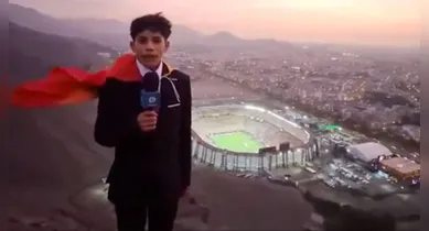 Imagem ilustrativa da notícia: Adolescente viraliza ao narrar final da Libertadores em cima de montanha