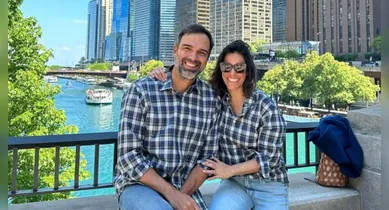 Imagem ilustrativa da notícia: Tadeu Schmidt revela que já usou vestido da esposa: "Muito confortável"