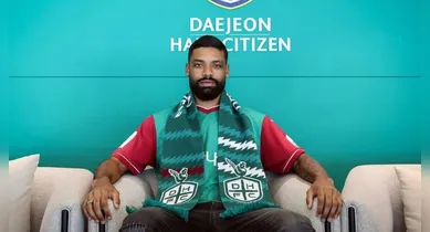 Imagem ilustrativa da notícia: Após saída do Paysandu, Diogo Oliveira irá jogar na Coreia