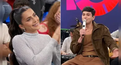 Imagem ilustrativa da notícia: Léo Foguete dá "cantada" em Jade Picon no Altas Horas e diverte os fãs