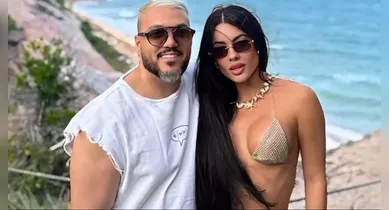 Imagem ilustrativa da notícia: Namorada de Belo é afastada de escola de samba após denúncia