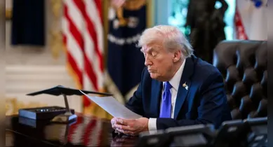 Imagem ilustrativa da notícia: Trump propõe fechamento do espaço aéreo da Venezuela