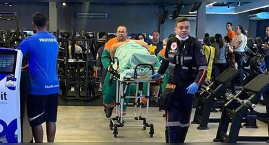 Imagem ilustrativa da notícia: Homem sofre trauma grave no tórax durante supino em academia