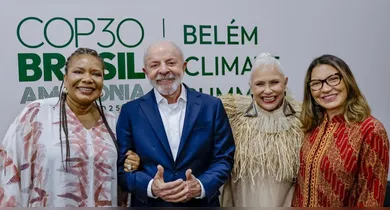 Imagem ilustrativa da notícia: Fafá de Belém encontra Lula e ministra Margareth Menezes