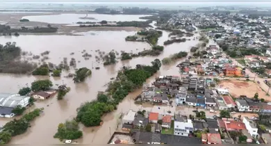 Imagem ilustrativa da notícia: Chuvas deixam mais de 500 desalojados no Rio Grande do Sul
