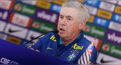 Imagem ilustrativa da notícia: Sem Neymar, Vini e Rodrygo, Ancelotti anuncia lista da Seleção