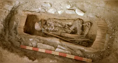 Imagem ilustrativa da notícia: Tumba de 2,6 mil anos de "guerreiro cita" é descoberta