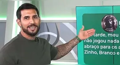 Imagem ilustrativa da notícia: Jornalista escapa de pegadinha ao vivo no SBT e viraliza
