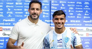 Imagem ilustrativa da notícia: Apresentado no Paysandu, Carlos Eduardo destaca: "é um sonho"