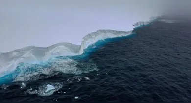 Imagem ilustrativa da notícia: Iceberg maior que a cidade de São Paulo começa a derreter no Atlântico