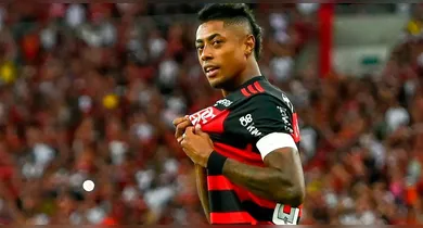 Imagem ilustrativa da notícia: Bruno Henrique, do Flamengo, é suspenso com 12 jogos no STJD