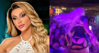 Imagem ilustrativa da notícia: Pabllo Vittar cai no chão após se jogar na plateia durante show
