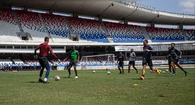 Imagem ilustrativa da notícia: Com Baenão em reparo, Clube do Remo treina no Mangueirão