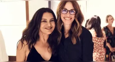 Imagem ilustrativa da notícia: Dira Paes e Julia Roberts se encontram ao promover filme "Manas"