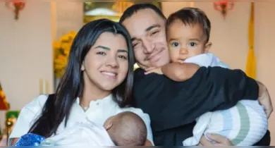 Imagem ilustrativa da notícia: João Gomes batiza filhos em cerimônia luxuosa no Cristo Redentor