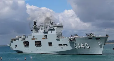 Imagem ilustrativa da notícia: Quer visitar navio de guerra gratuitamente em Belém? Veja como!