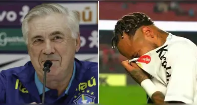 Imagem ilustrativa da notícia: 'O Neymar é a antítese do que Ancelotti prega', diz comentarista