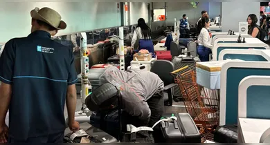 Imagem ilustrativa da notícia: Pane provoca acúmulo de bagagens e atrasa voos no Aeroporto de Belém